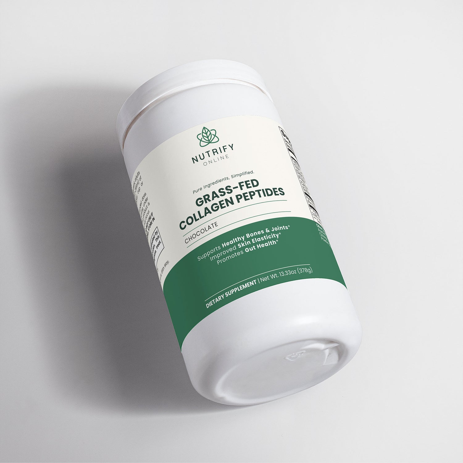 Grass-Fed Collagen Peptides Powder (Chocolate)