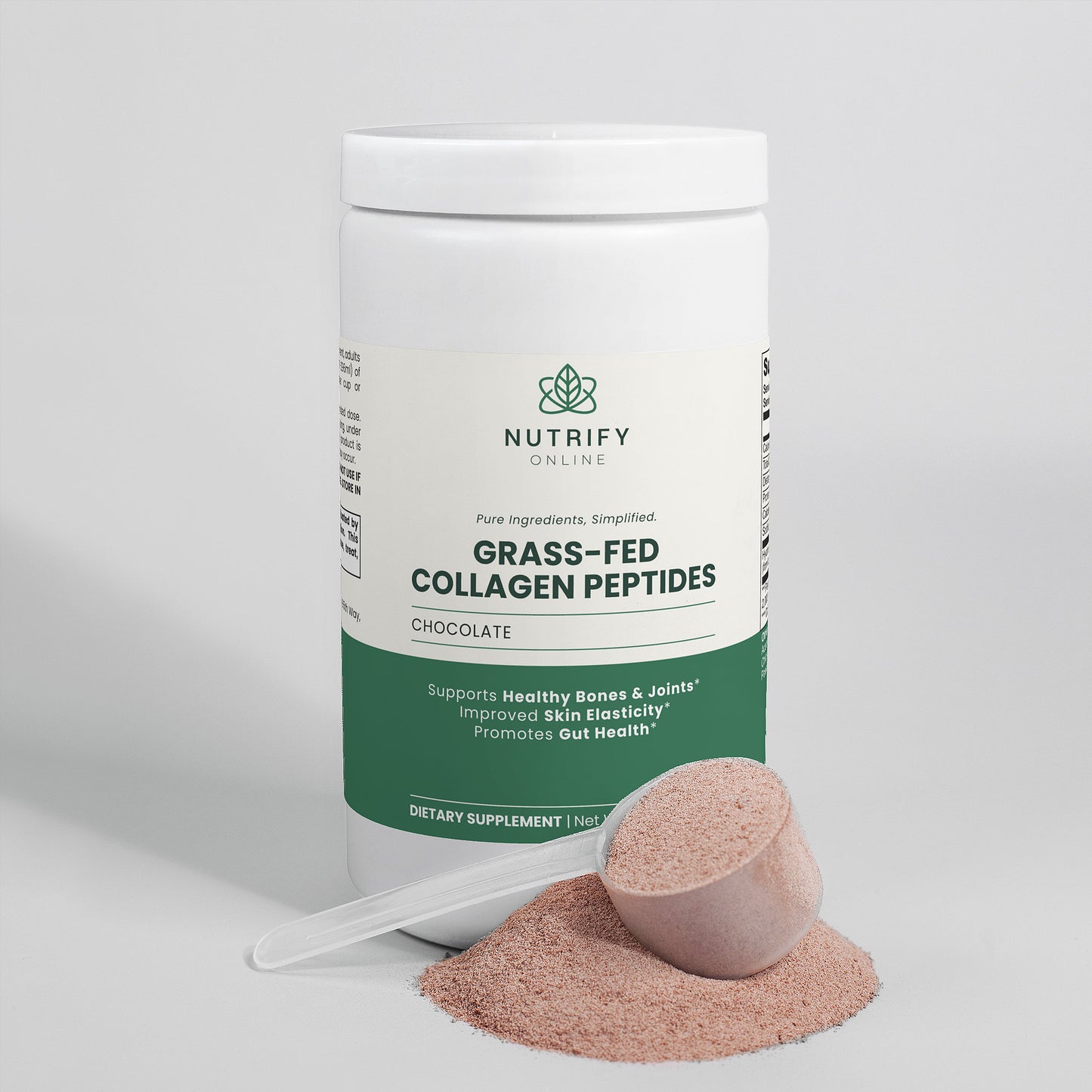Grass-Fed Collagen Peptides Powder (Chocolate)
